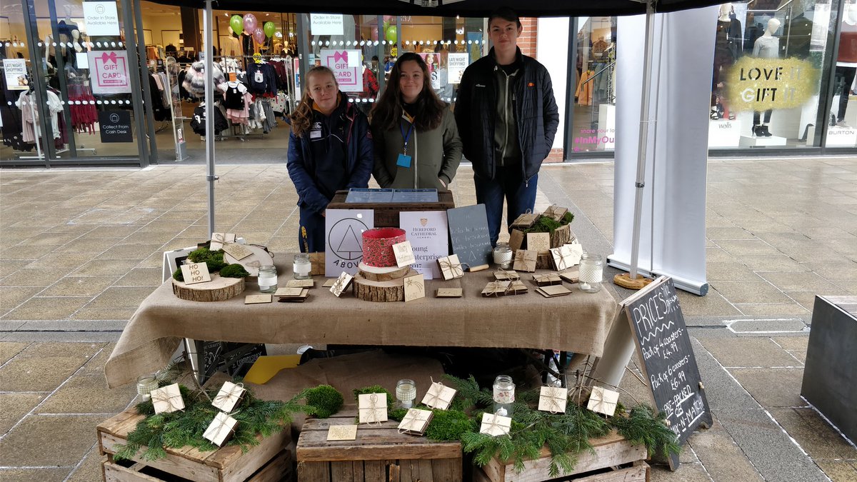Come quickly to the Old Market to get some high-quality wooden Christmas coasters <a href="/youngenterprise/">Young Enterprise</a> <a href="/YEHerefordshire/">Young Enterprise Herefordshire</a> <a href="/HCSEconBus/">HCS Econ/Bus Dept</a> <a href="/Herefordcs1/">Herefordcs1</a>