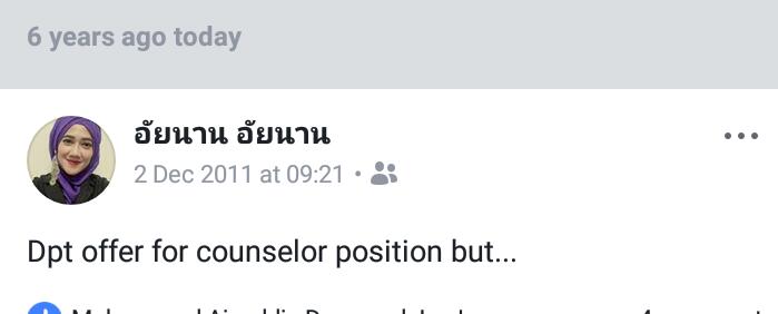 nanieylurviey's tweet image. 6 years ago.. Beberapa offer utk counselor position ditolak atas sebab2 tertentu #workvalue #careercounseling