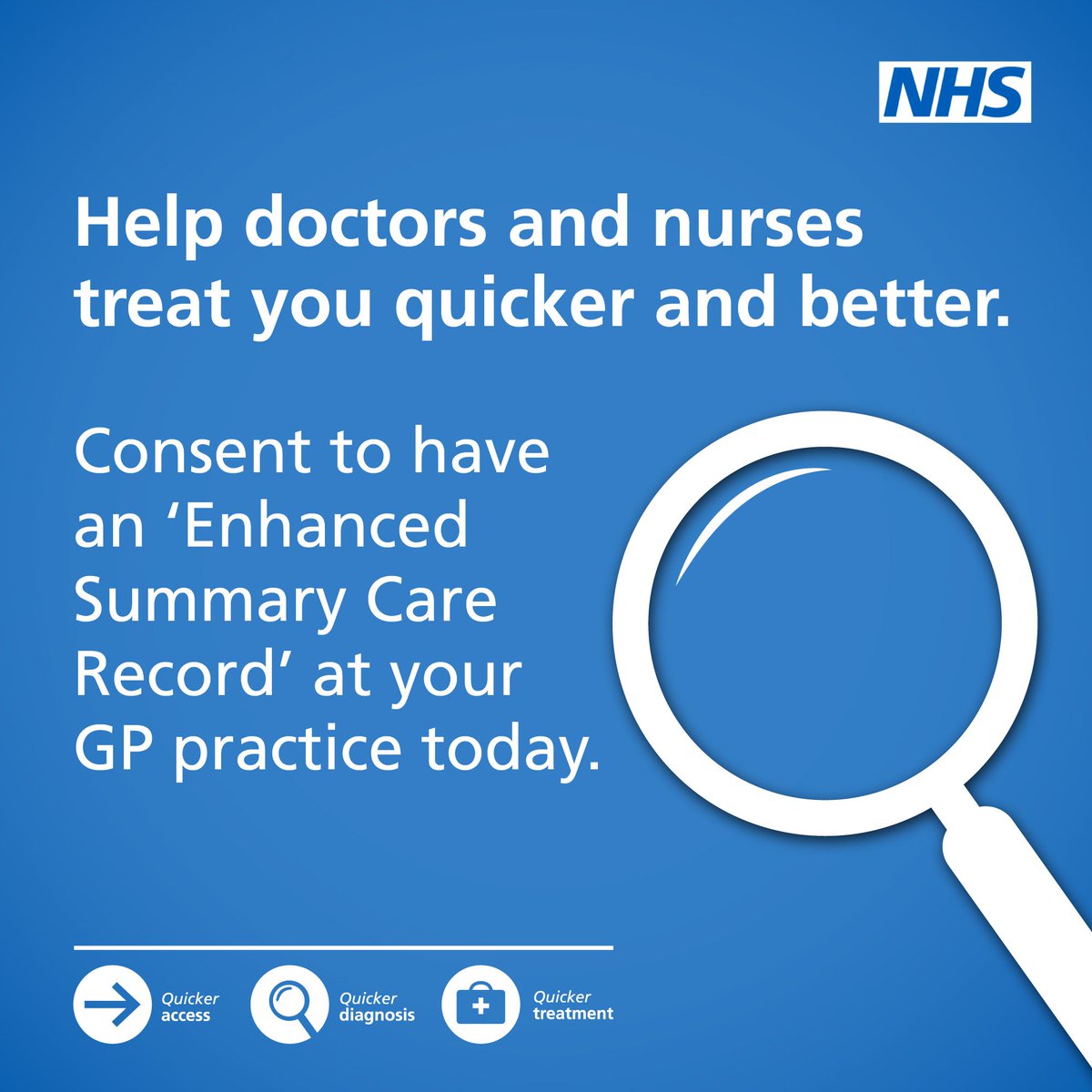 An Enhanced Summary Care Record helps doctors and nurses treat you outside your normal GP practice - Find out more socsi.in/RksPV