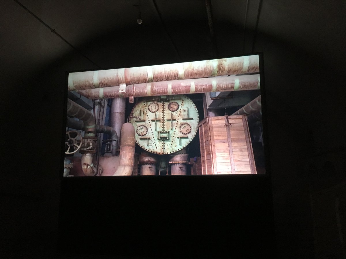 FilmVidUmbrella's tweet photo. An abandoned power station through the lens of #DesireMachineCollective. 'Residue' is now being projected in the basement galleries of @OsterleyNT, come and explore! https://t.co/xJRVt5Kzf3 #placeschanging https://t.co/wsLgxjDs74