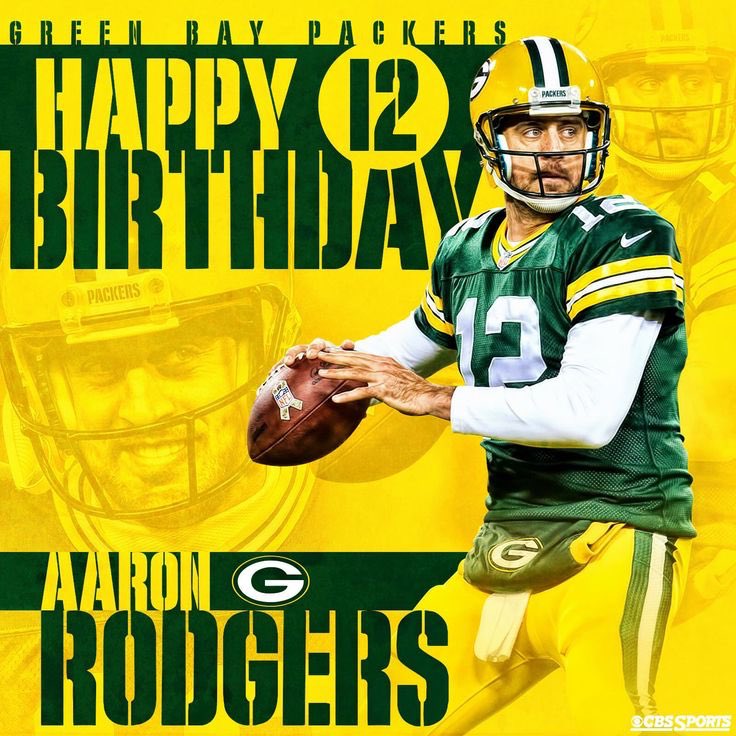 Happy Birthday Aaron Rodgers! Hope it\s a great day!  