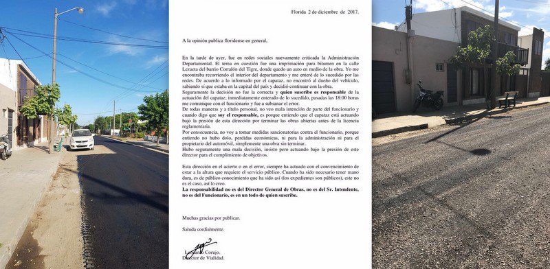 exitorama's tweet photo. Director de Vialidad aclaró polémica sobre trabajo de bitumen en calle Lezaeta.
https://t.co/WM0NyN26Zz https://t.co/thvauvcZuC