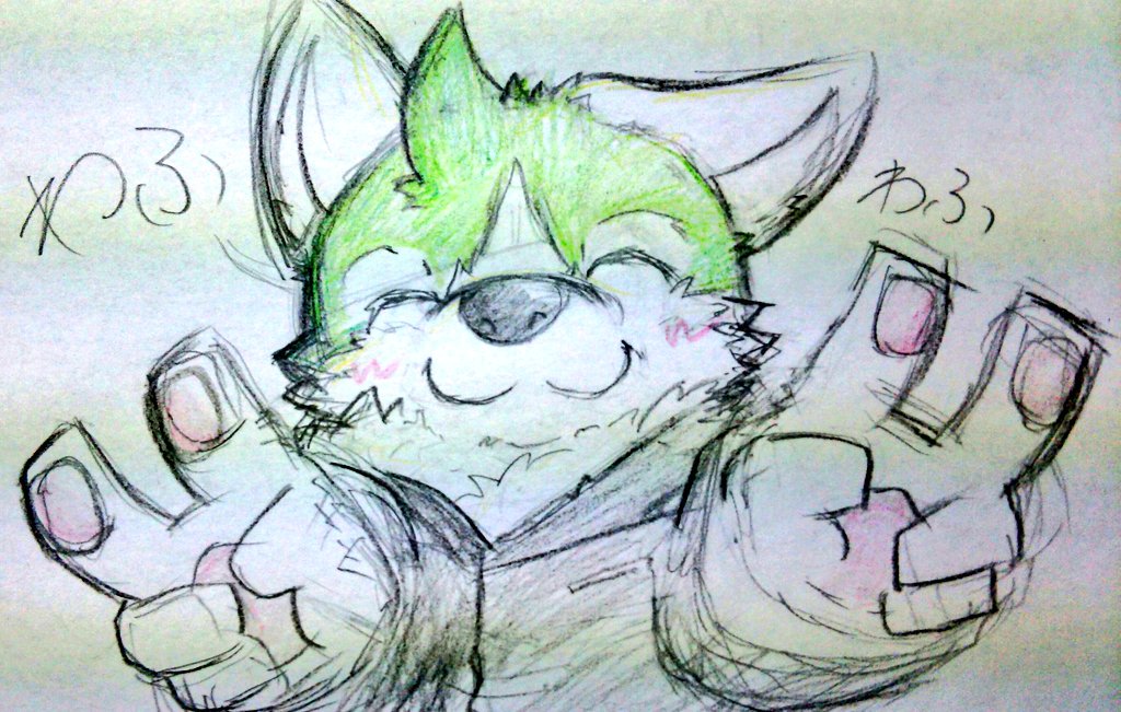 MFKM_WFWF's tweet image. わふわふぱわー！！
元気だして！