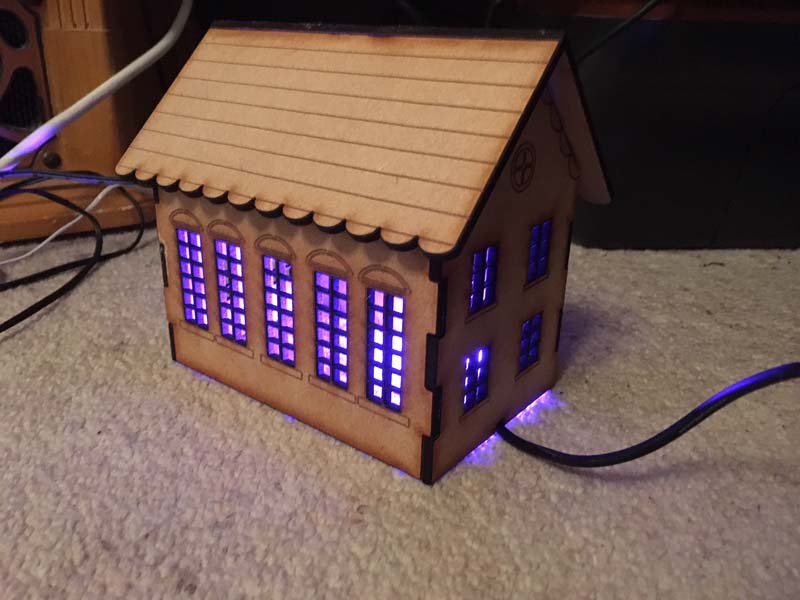 ALittleSign's tweet image. Christmas boxes and houses from Little Signs