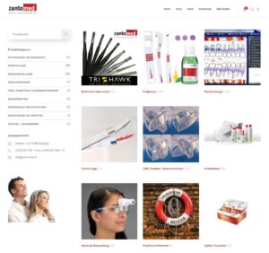 Zantomed modernisiert seinen Onlineshop: Größere Ansichtsbilder, detailliertere Texte, Erklärungsvideos und eine einfachere Bestellabwicklung sollen den Aufenthalt auf der Webseite für Dentalprodukte ansprechender gestalten. zantomed.de