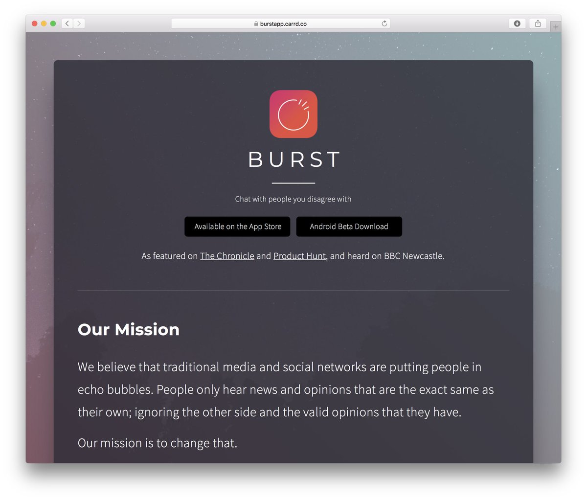 Burst_app's tweet photo. We’ve refreshed our website with a new design, check it out!

https://t.co/voA1xKbLrY https://t.co/1Ovdvwi7ej