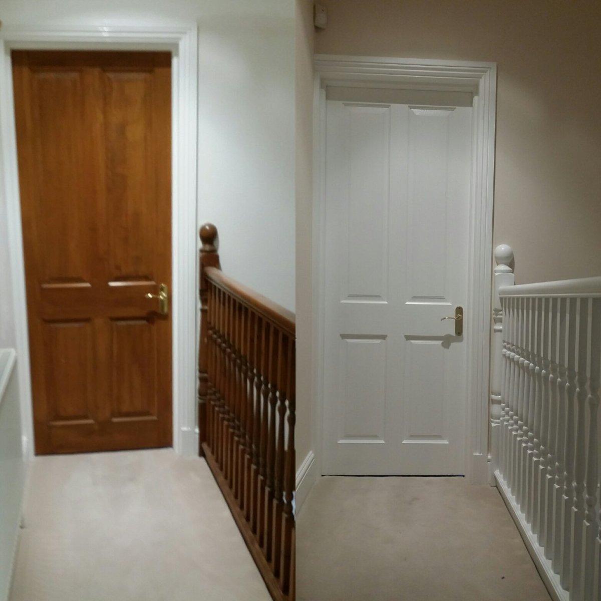 Good example of using a quality adhesion primer <a href="/Tikkurila_UK/">Tikkurila_UK</a>  Otex primer, @FarrowandBall All White eggshell &amp; @FarrowandBall Dimity walls
