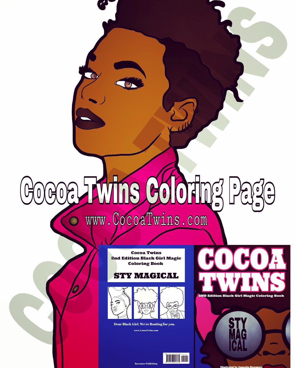 Cocoa_Twins's tweet photo. Cocoa Twins 2nd Edition Coloring Book
https://t.co/hR43aahr5T #coloringbook #naturalhair #blackgirlmagic #bbwpc #planningaddict #digitalimage #cocoatwins #blackgirlsrock #usmcveteran #veteran #smallbusiness #shopsmall https://t.co/Ya7VPKJG0h