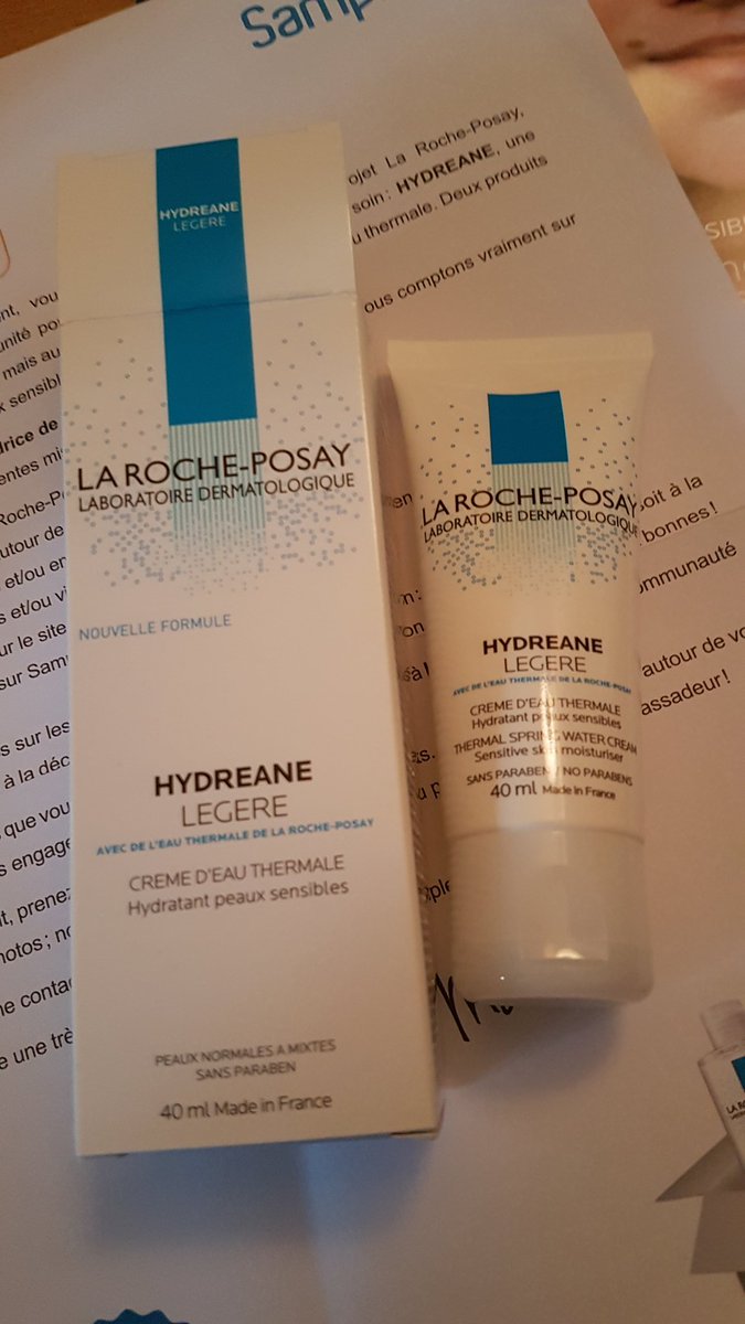 RoussYBistouflY's tweet photo. #monhydreane #creme #eauthermale #Larocheposay #sampleo #OdeurDeFolie ❤ #MerciSampleo 😍 https://t.co/cBSkUhJoyO
