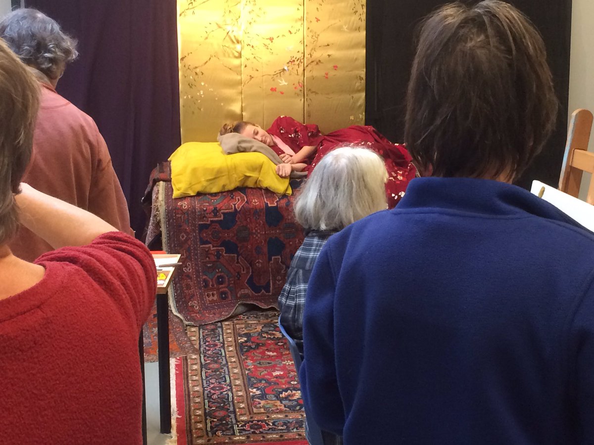 Venetianred's tweet image. #workshop schilderen @DeLawei . Het gaat goed @stefLawei 👍🏼 #toplocatie