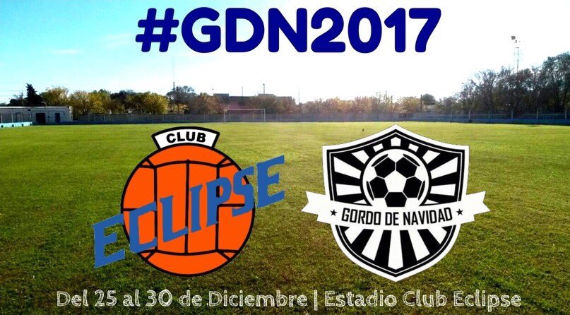 eclipsevillegas's tweet photo. #GDN2017 ⚽️ | @gdnvillegas
📆 Del 25 al 30 de diciembre
📍 Estadio Club Eclipse
🍔🍟🥤 Servicio de cantina
💻 Estadísticas en la web del Club
📌 Entrá acá y enterate todos los detalles: https://t.co/yDYM0fU5h9 https://t.co/p6KiPwgiXS