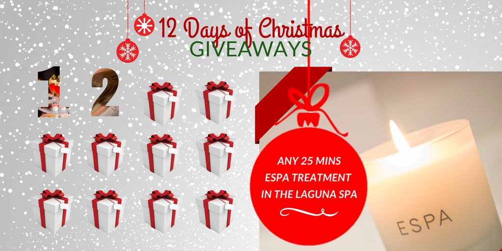 🎄CHRISTMAS GIVEAWAY DAY 2🎄Follow &amp; RT to win an ESPA Spa Treatment of your choice (25 mins) in <a href="/LagunaHealthSpa/">Laguna Health & Spa</a> 💆Perfect as a Christmas gift. Ends in 24 hours. #bbloggers