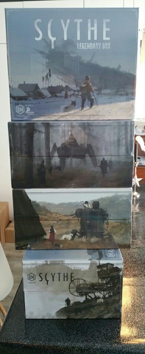 DeludiK's tweet image. On va faire des heureux Legendary box pour scythe #boardgames #j2s