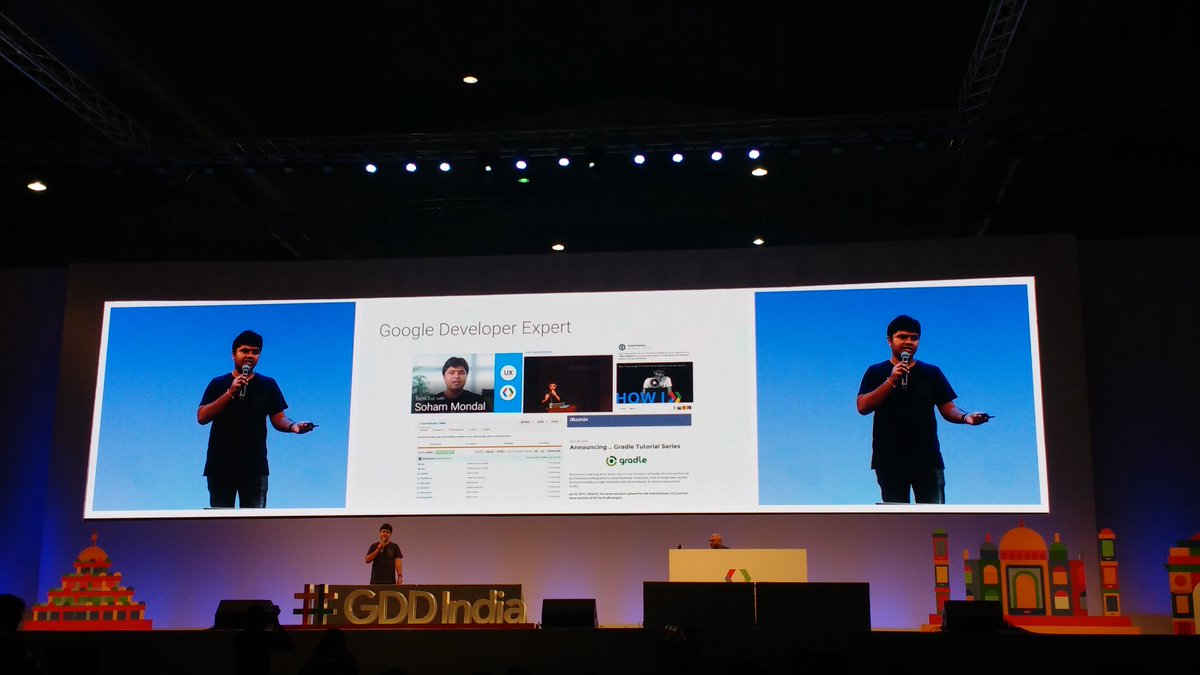 dhruvashastri12's tweet photo. .@s0h4m sharing details about GDE program. #gddindia #gdgreporter #GDGAhmedabad https://t.co/snRqNzejyS