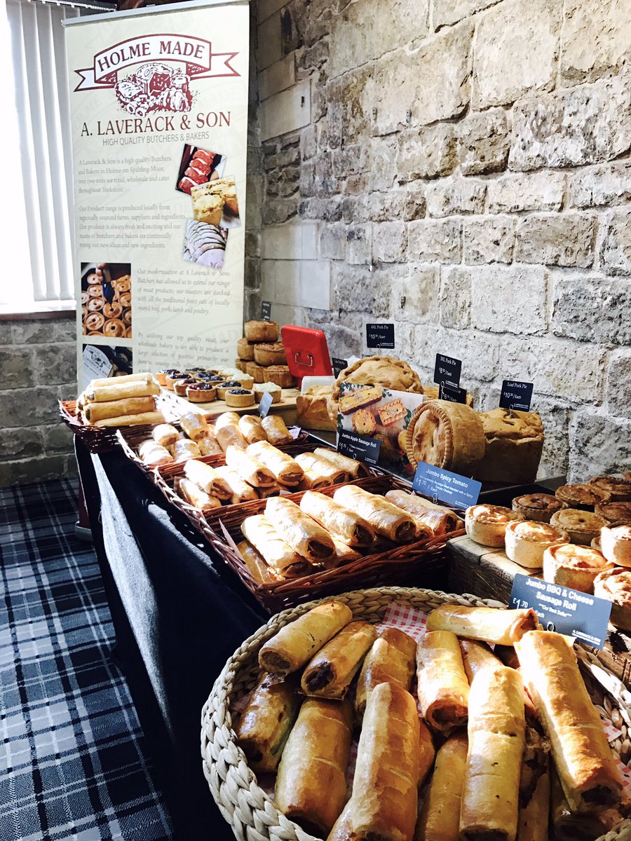 Bishops Manor in Howden today with our #speciality #sausagerolls and #porkpies #ChristmasCountdown