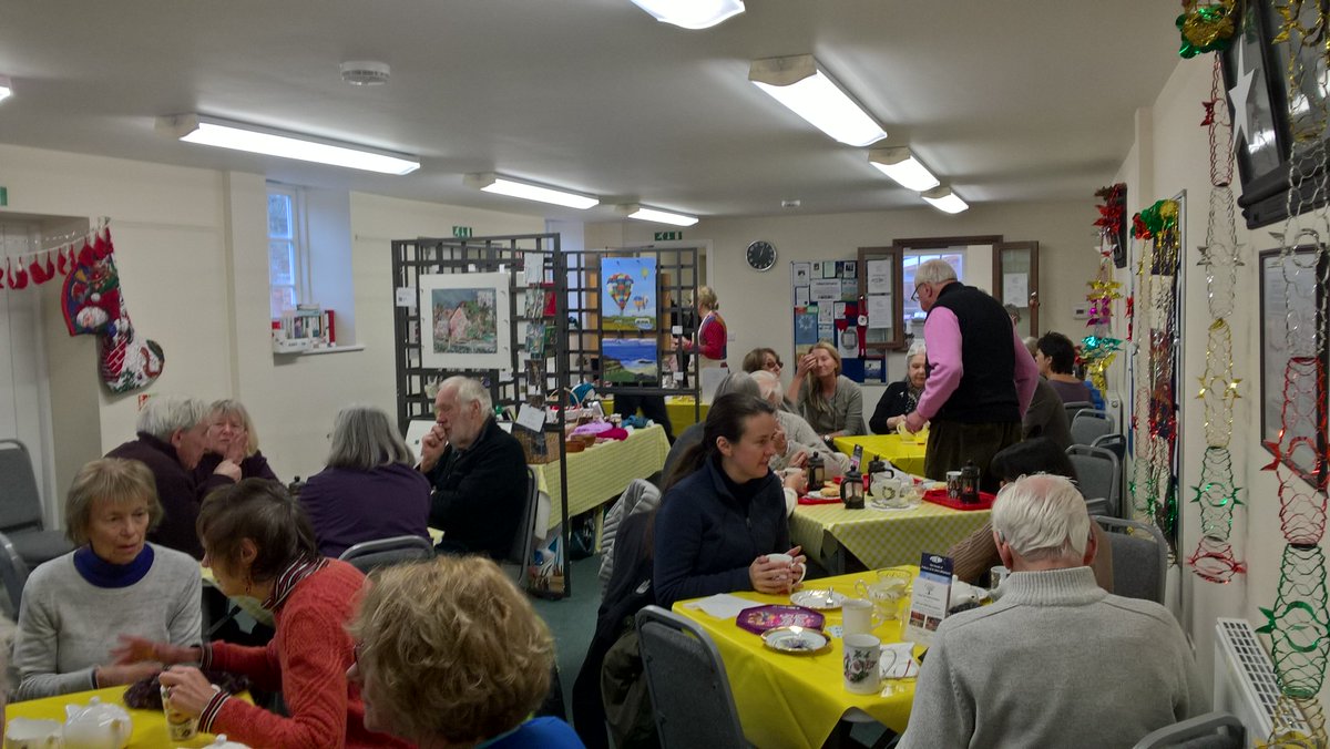 Lovely art café this morning thanks to sll our members and supporters