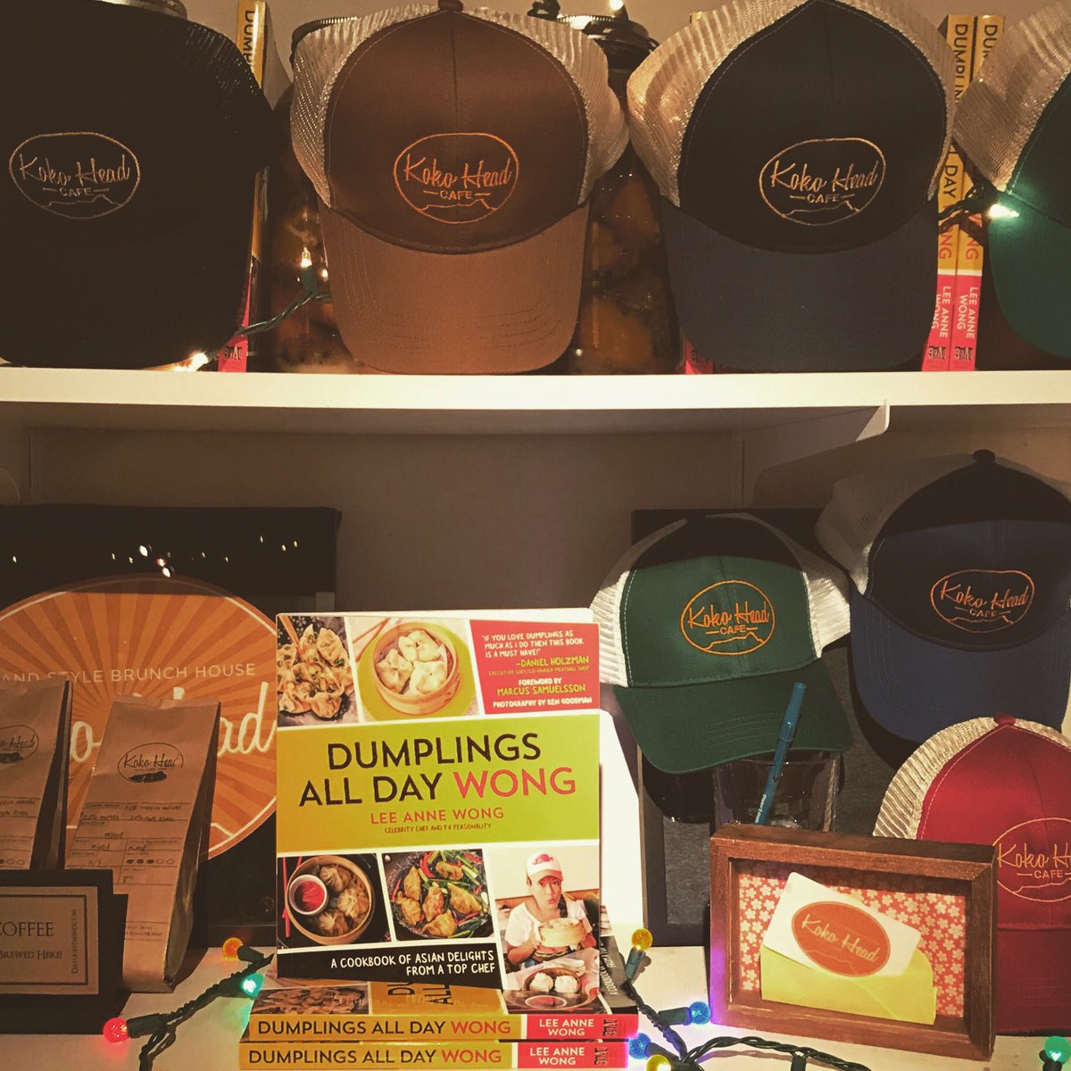 KokoHeadCafe's tweet photo. Whatever gift giving holiday you celebrate, remember that #kokoheadcafe offers more than #brunchallday. We’ve got #giftcards #tshirts #cookbooks #hats and 100% #local #coffee roasted by #daylightmind! All sure to remind your loved ones of the best brunch in the state! https://t.co/P8Z4NX4vzf