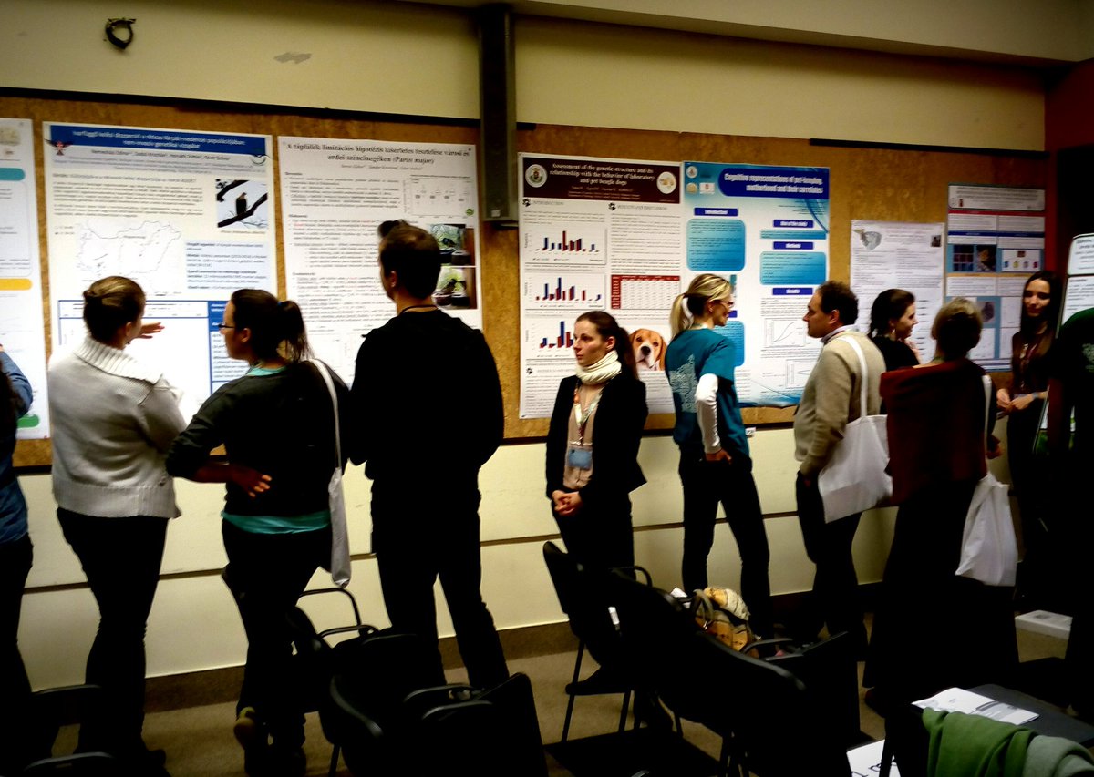 AttilaFueloep's tweet photo. Poster session is ongoing at the annual conference of the Hungarian Ethological Society. Great presentations, great people! #MET2017 https://t.co/9cFpp9dbd7