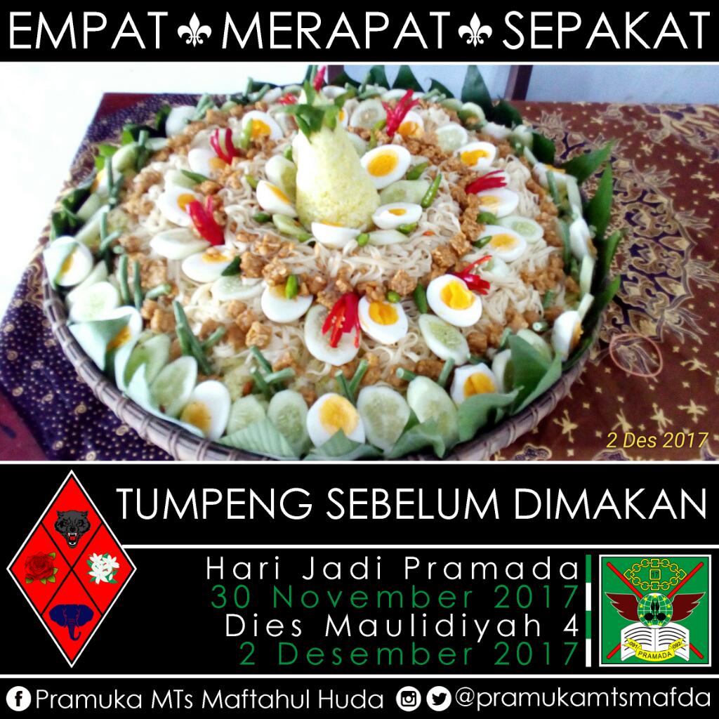 pramukamtsmafda's tweet photo. Yuk yuk yuk tumpengnya sudah siap ini 😆

#KamiAdaKarenaKamiBerkarya
#HariJadiPramada
#DMpramada4 https://t.co/l0q6N8tlyR
