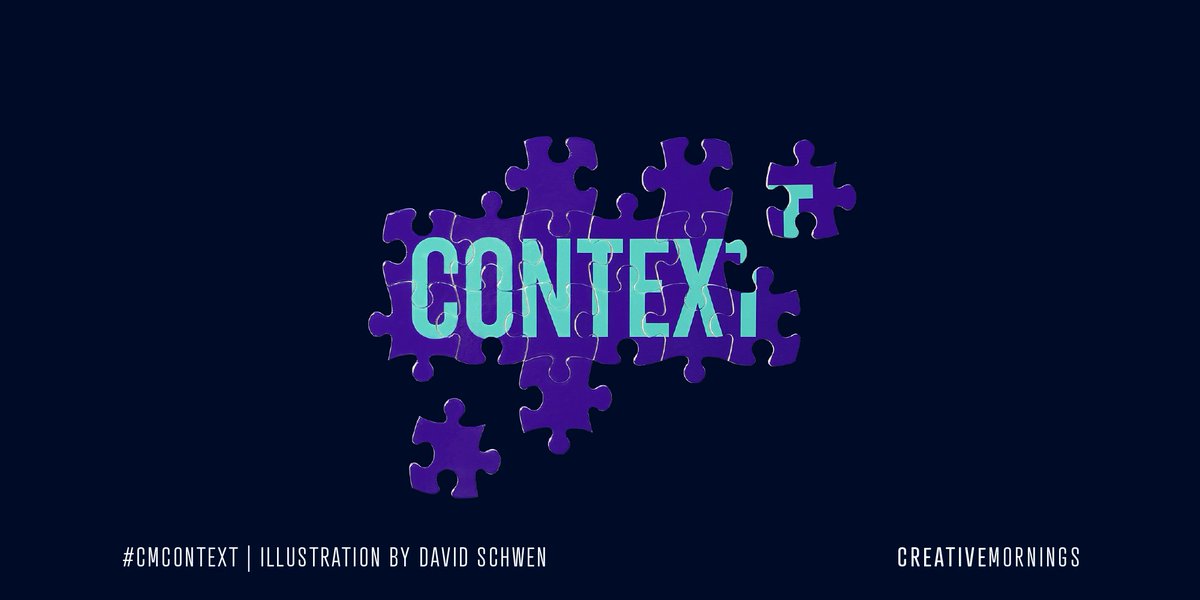 December’s theme is #CMcontext, chosen by <a href="/Minneapolis_CM/">CreativeMornings/MSP</a>, &amp; illustrated by <a href="/dschwen/">ds</a>. Find your local event ➜ bit.ly/cmcontext