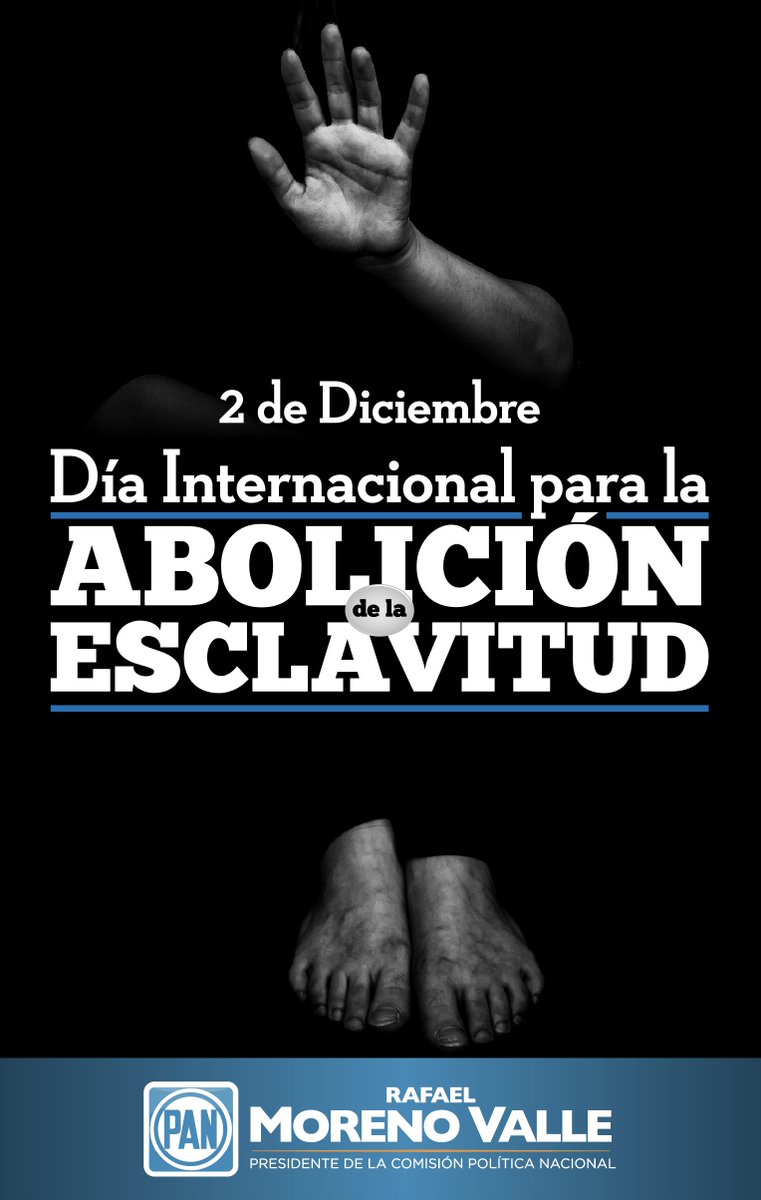 RafaMorenoValle's tweet photo. El Día Internacional para la Abolición de la Esclavitud nos recuerda que aún falta trabajo por hacer para combatir esta dolorosa realidad. Pongamos un alto a la explotación laboral, a la trata de personas y al trabajo infantil. https://t.co/dCQnKP3LwO