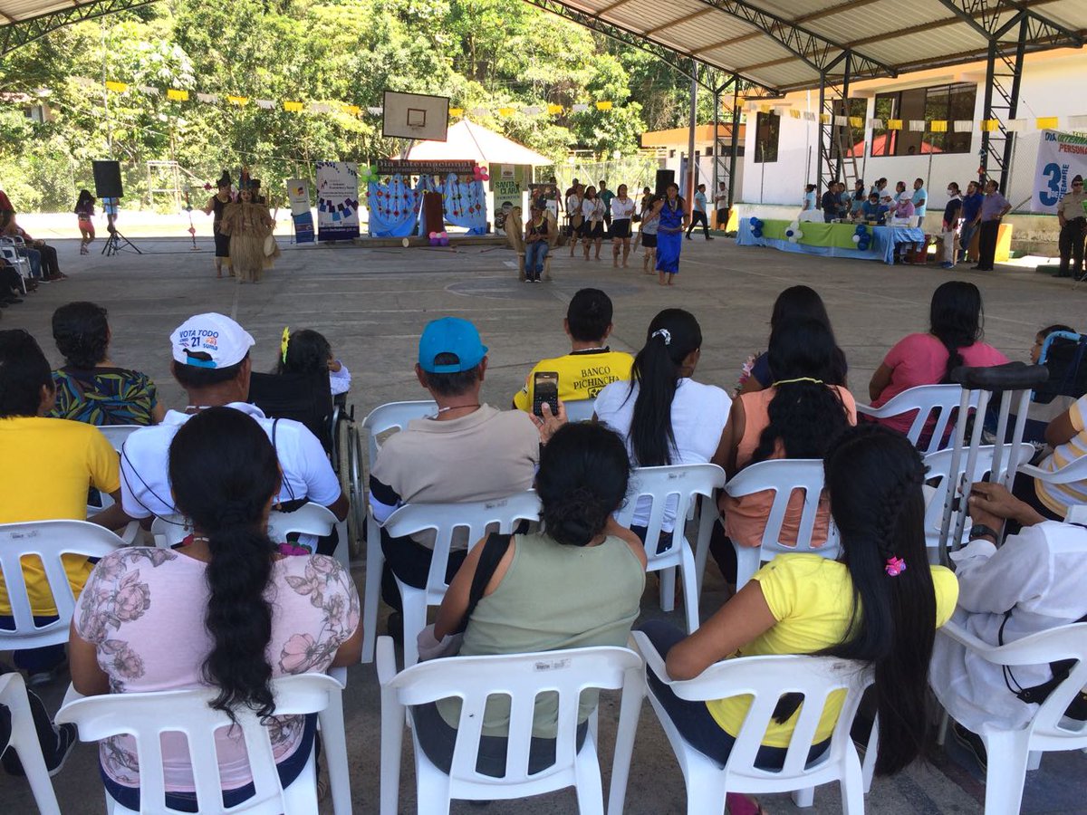 ParticipaMIES's tweet photo. El Distrito #Pastaza #MIES participó en el Evento por el día de las  personas con discapacidad en el Cantón Santa Clara. @IvanEspinelM https://t.co/3QQ5ShbpmP