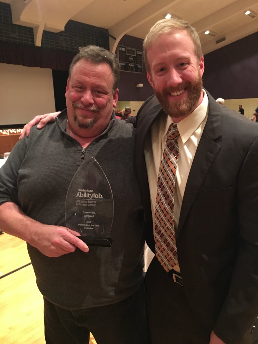 chiwcrugby's tweet photo. Last night, we celebrated two folks from our rugby family - Athlete of the Year, Kevin Hamilton and Adaptive Sports Program Volunteer of the Year, Art Kent. Congratulations to you both on these extraordinary achievements! #nogummies #moreworm #papabear https://t.co/uO14NtSRRs