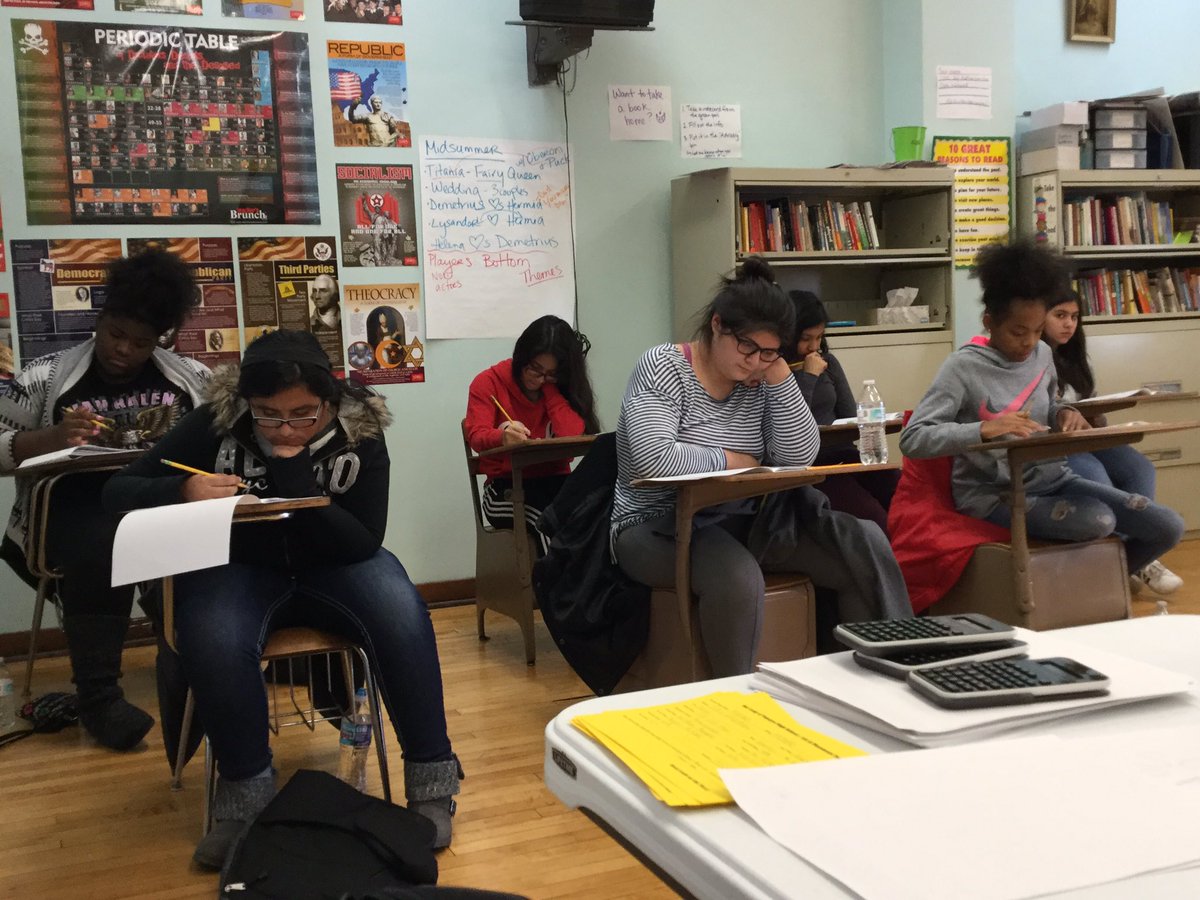 OLTHIGHSCHOOL's tweet photo. It's a vibrant Saturday morning at Tepeyac as prospective students take the entrance exam! #OLTHS Future #TepeyacGirls #entranceexam #90YearsStrong #Classof2022 https://t.co/m7TQdeljal