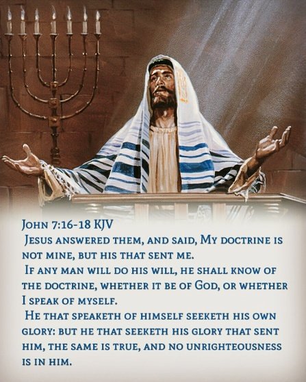 Bible Verses KJV on Twitter: "John 7:16 KJV Jesus answered them ...