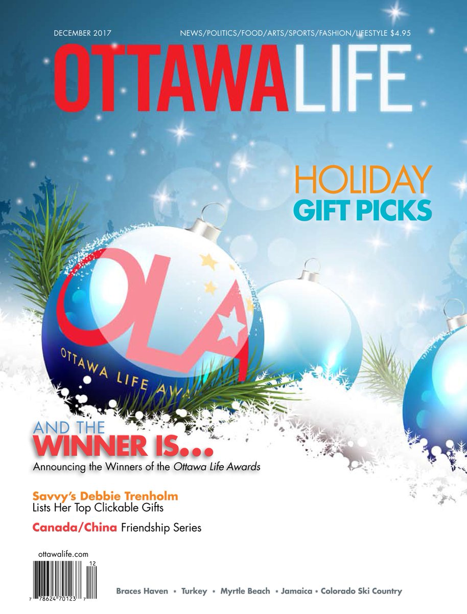 ottawalifers's tweet photo. Santa arrived early! You can check out the new issue of @ottawalifers now but you'll have to wait a bit longer to know who our 2017 #OLA winners are. We're keeping it secret until Dec. 11. https://t.co/bBGKDSbxqW https://t.co/YSFpVL3IBQ