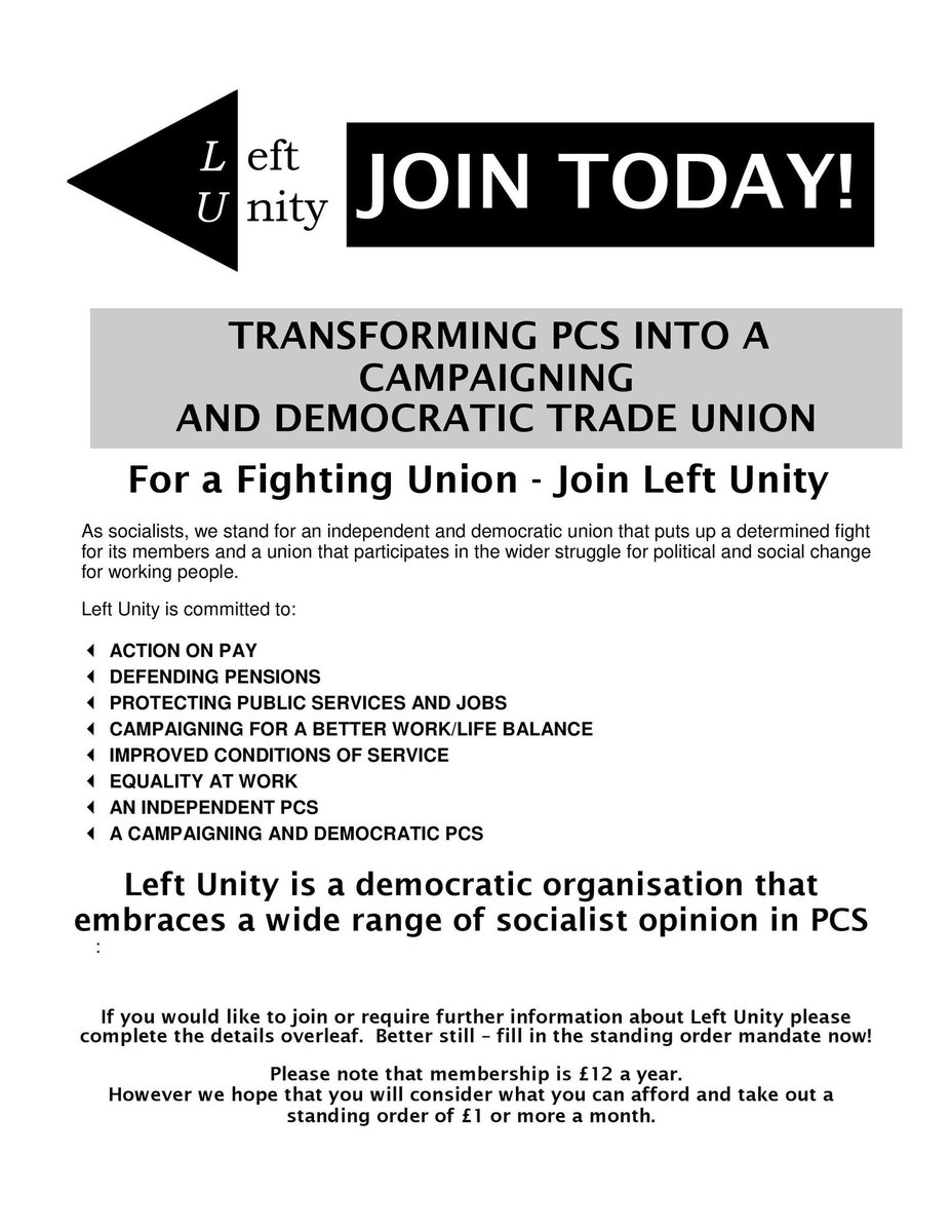 PCS LEFT UNITY tweet media