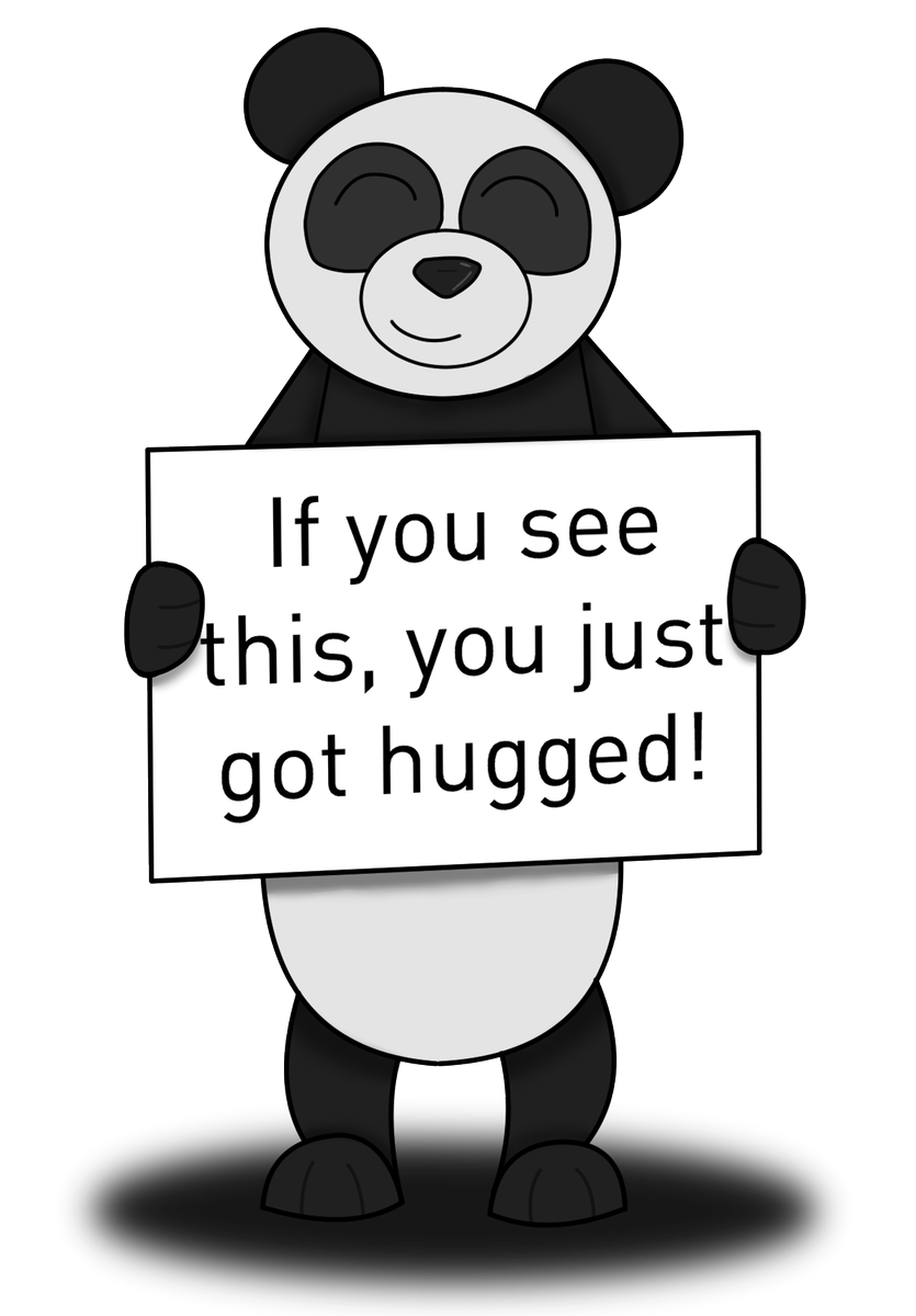 AnEndToSuicide's tweet photo. Free hugs!  Pass it on!  <3  

Credits: @Frinkeldoodle https://t.co/evfEv5n6dl