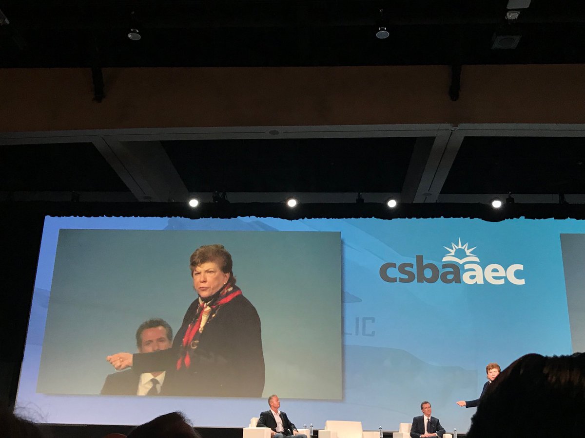 barbnemko's tweet photo. Delaine Eastin knocks it out of the park in the Governor���s debate at CSBA. “We will stop turning away qualified students and build more colleges, not more prisons.”#CSBA2017 https://t.co/QgPAYDQTRF