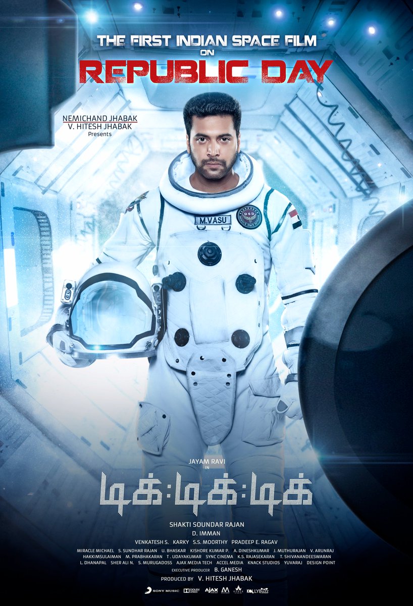 Naveenitwing's tweet photo. Waiting..😄 atb team, for a grand succes 👌👌😍😍...# fresh attempt # Tamil cinema way to Vera level 😎😎👌👌 #TikTikTikFromJan26!!! 🇮🇳#FirstIndianSpaceFilm #FirstAsianSpaceFilm @actor_jayamravi @immancomposer @JabaksMovies @NPethuraj @AaronDwiAziz @SonyMusicSouth https://t.co/HHU8VcmHhE