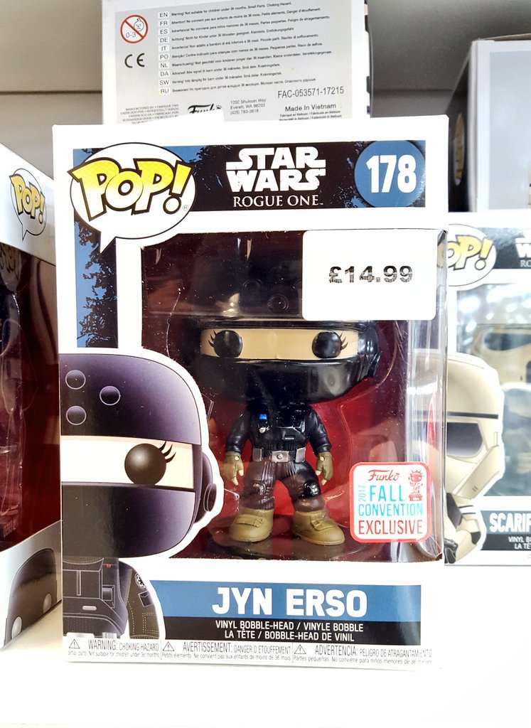 Eggmanstudiosig's tweet photo. @FunkoEurope #starwars #jynerso #exclusivefunkopop @ForbiddenPlanet #rogueone #funkopop #popvinyl #TheLastJedi #starwarspops https://t.co/VnR2A2e4wq