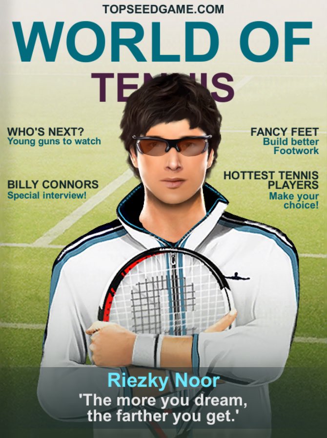 Download TOP SEED - Tennis Manager, the #1 tennis game in the world!
It's FREE!
goo.gl/t3EhRm goo.gl/hkyCk7