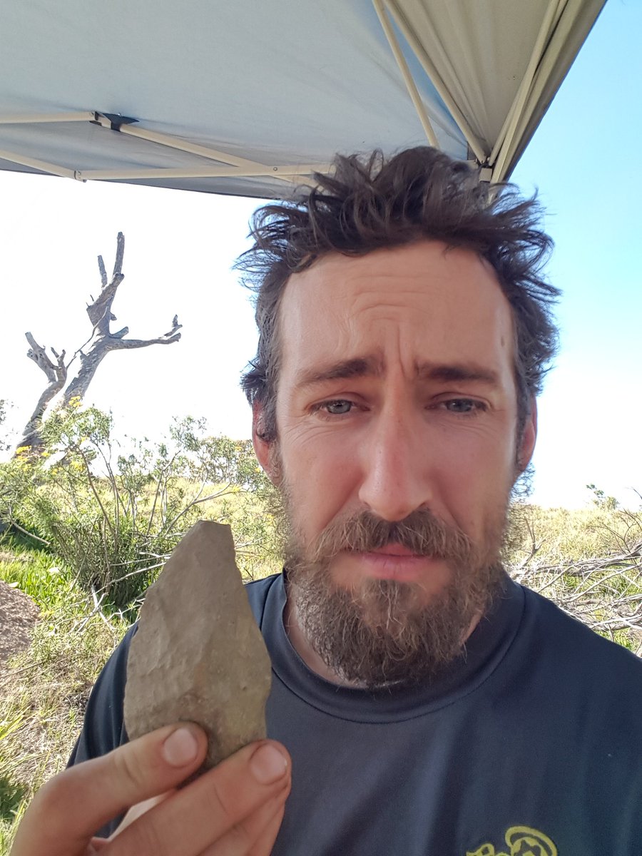 Matt_MWilliams's tweet photo. @SimonHoyte @JamesColeArch Meanwhile at the other end of the scale... #Amanzi #ASAP2017 @Ozarchaeomaglab https://t.co/ZlhyWdF7o6