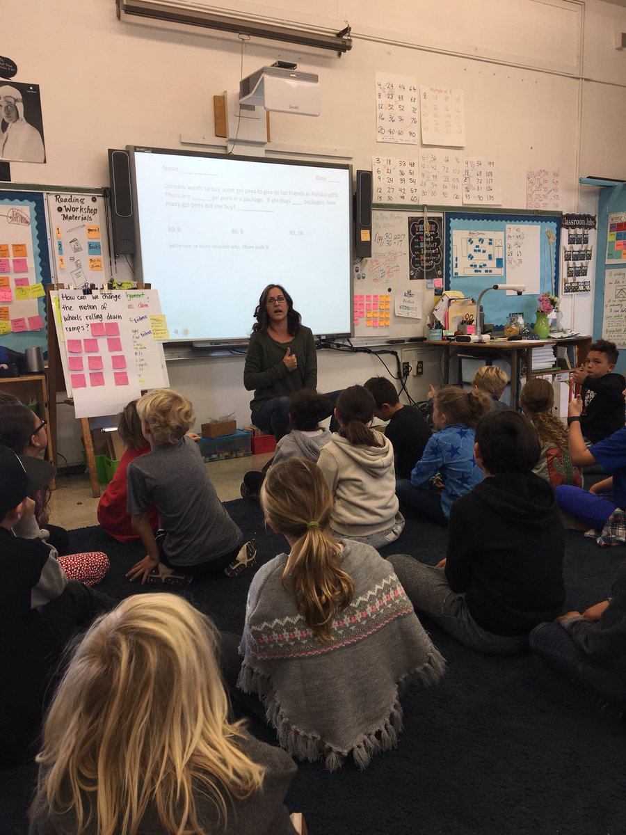 principalcda's tweet photo. Yesterday our 4th and 5th grade team worked with @CarrythZero around multiplication. We predicted outcomes, facilitated problem solving, and discussed and analyzed results. https://t.co/sGDOBao7kl