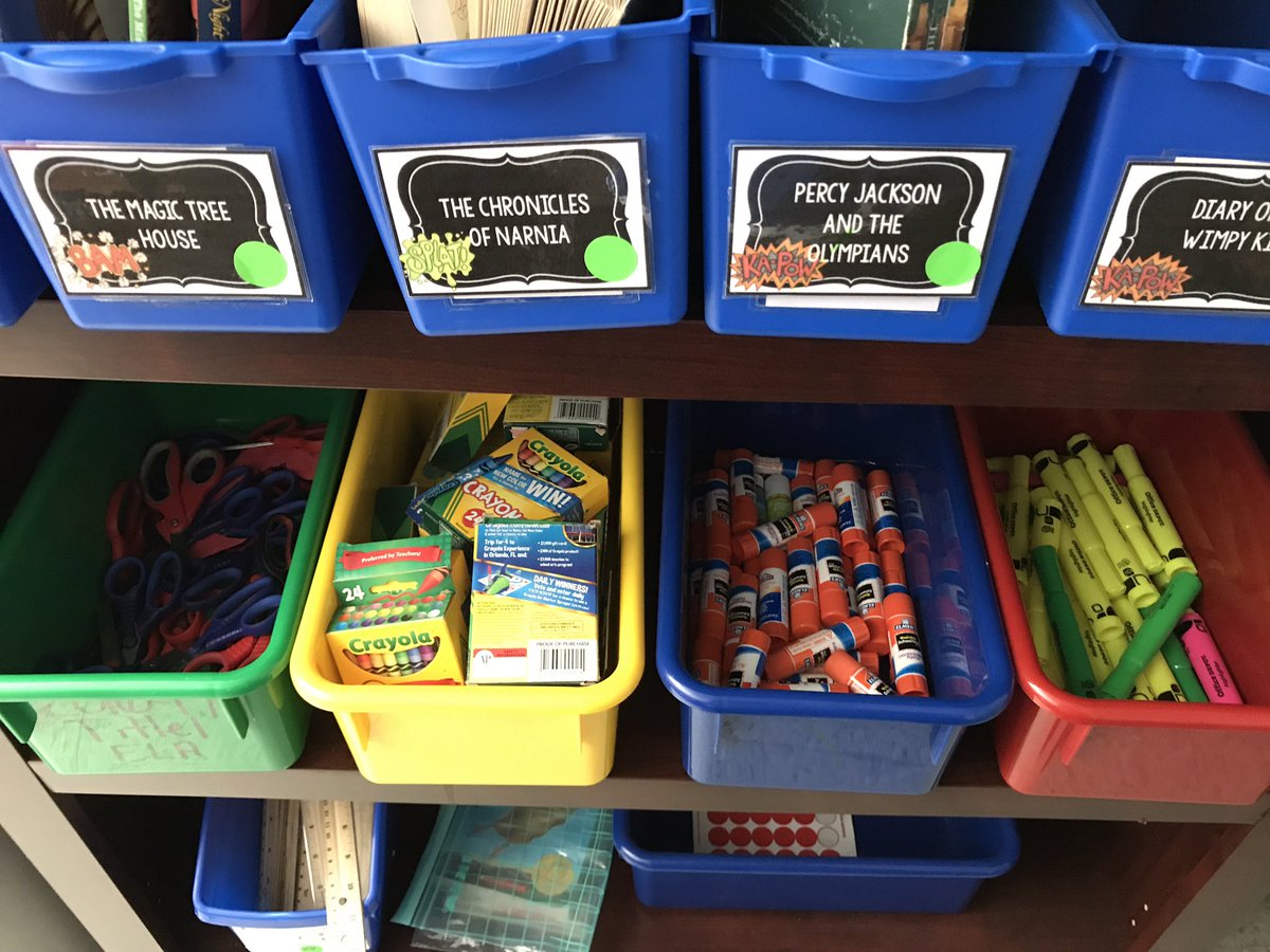 BakerDana2424's tweet photo. Organization of supplies in ELA  is key to success @MsLeysClass @WilsonAISD https://t.co/M8uhtaQMXK