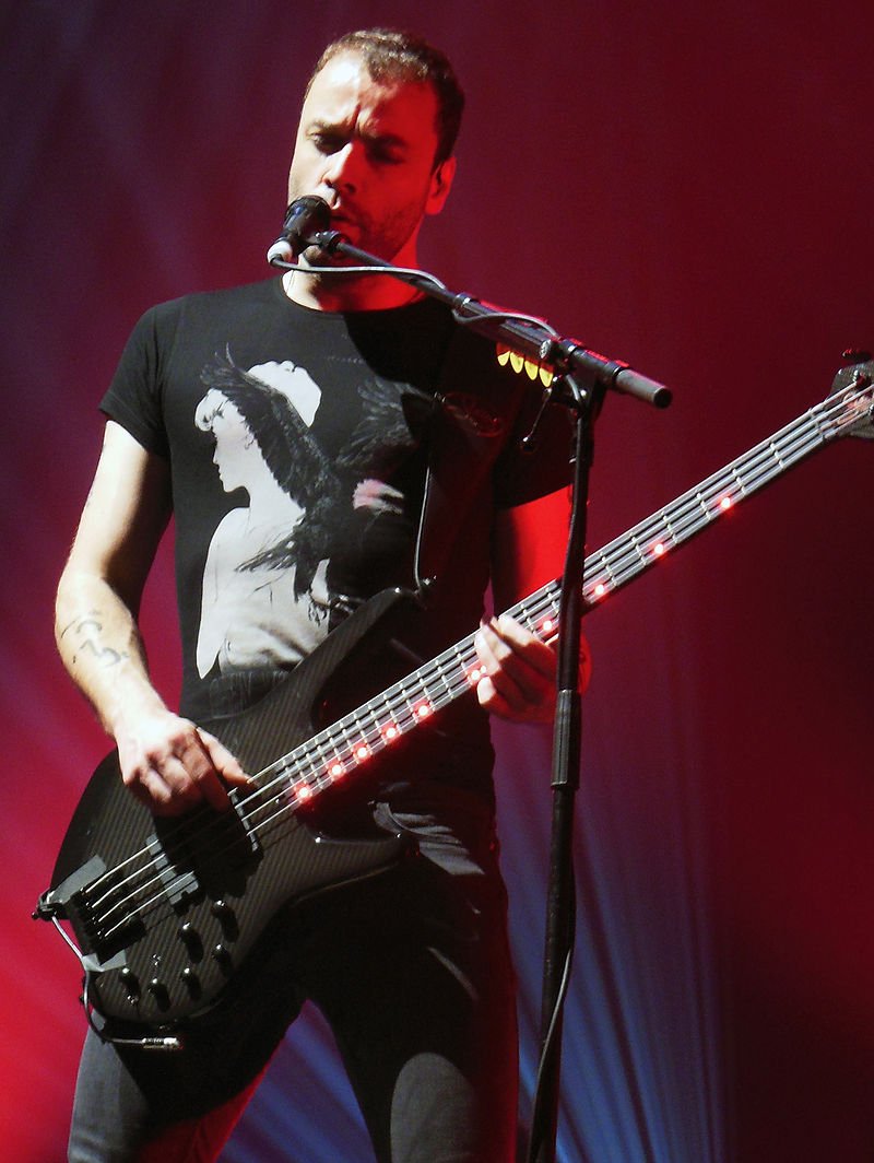  Happy Birthday to Christopher Wolstenholme  bass player of 