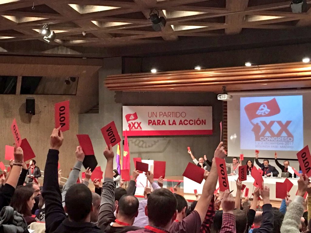 UJComunista_'s tweet photo. El #20CongresoPCE aprueba la recuperación del #MarxismoLeninismo☭ como definición ideológica del Partido Comunista de España @elPCE.

¡Un Partido para la acción!☭
¡Un proyecto de Revolución!✊ https://t.co/rqVUrFLWfy