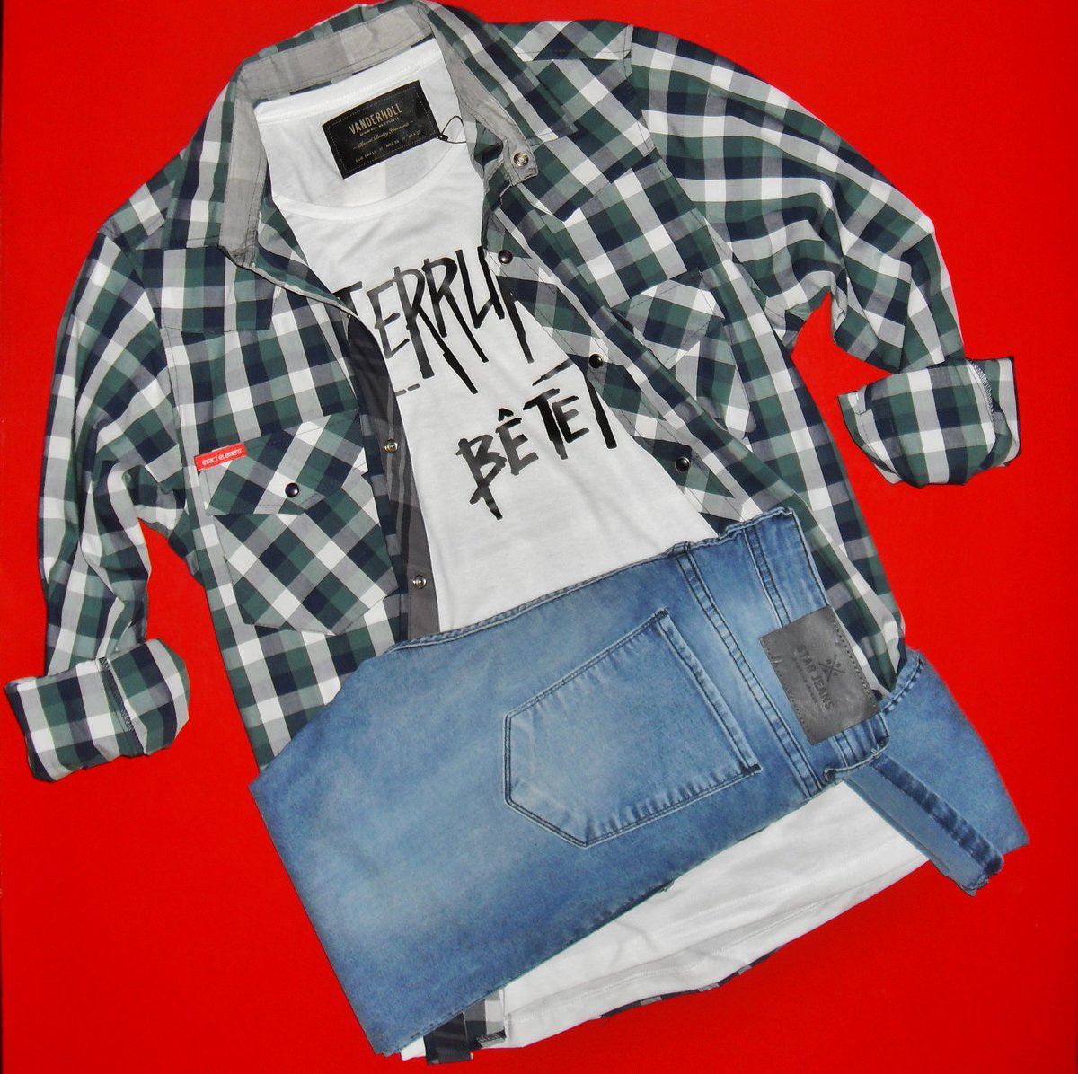 GARAGEXCLUSIVO's tweet photo. Sábado Otra Vez🎉
🏷Jean #BURSA By STAR
🏷Camisa #CUADROS By Exact Element
🏷Remera #INTERRUPTED By Vanderholl Indumentaria
.
.
#TotalLOOK #Exclusivo #10AÑOS #SanCarlosDeBOLIVAR #IngresosCONTINUOS #NEW #NUEVO #Novedades #Spring #Tendencia #TOP #LoNuevoÁntesSIEMPRE https://t.co/ezDELvzKk4