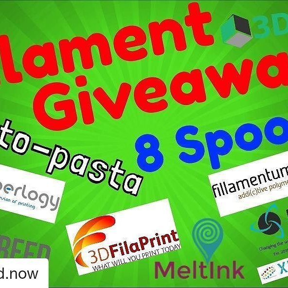 Xperland_3D's tweet photo. Enter to win the great giveaway opportunity. So many filaments, and we are one of them.
#Repost @3d.now (@get_repost)
・・・
8 spool filament giveaway! Link in bio to enter!
#3dprinting #3dprinter #filament #3dnow #cr10 #creality #tech #technology #reprap #prusai3 #pla #repra… https://t.co/3lXEE9cyNP
