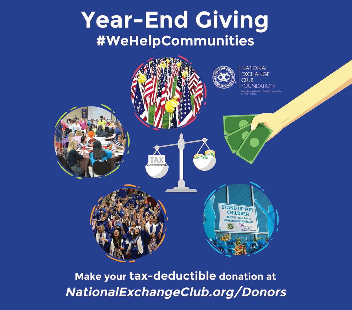 exchangeclub's tweet photo. What's the single most important gift you can give this holiday season? One that has the power to truly change someone's life! https://t.co/t34hho0q8H
#WeHelpCommunities #GiveExchange https://t.co/scq9WwAb3L