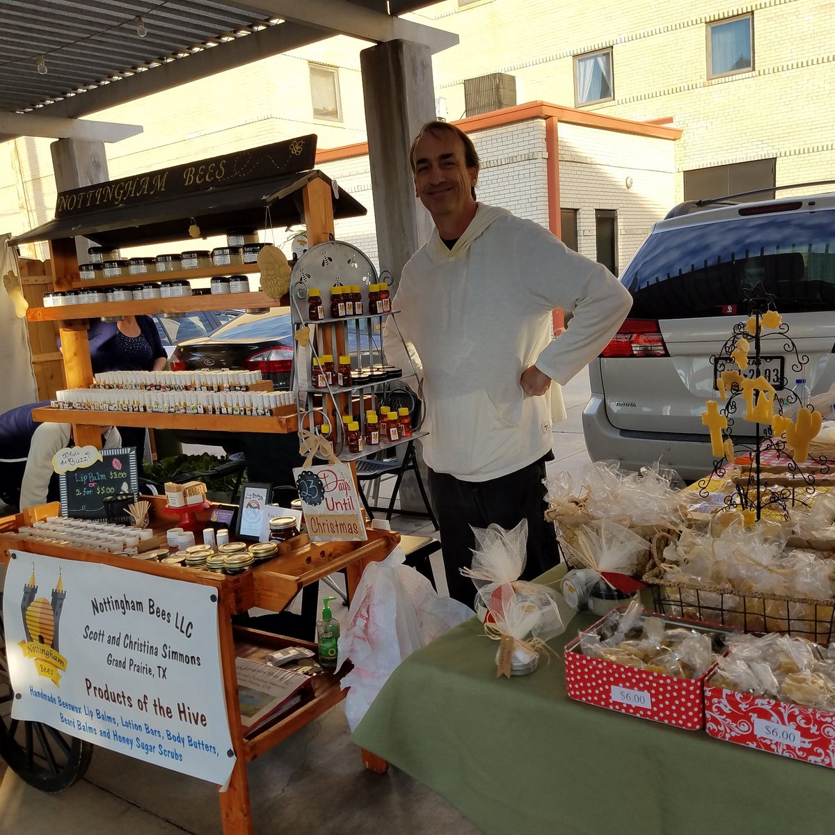 We are at Grand Prairie Farmers Market today from 8-1. Stop by and say hello!