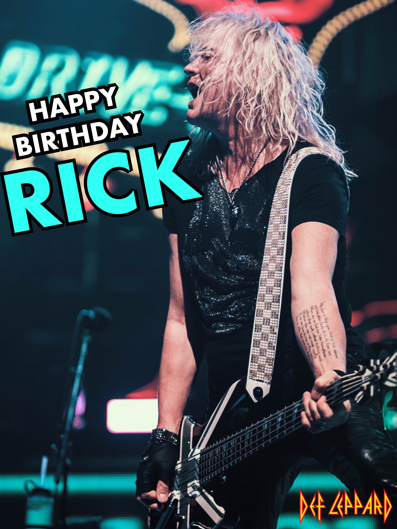 Wishing Rick Savage a very happy birthday today! Comment below & send him some love. 