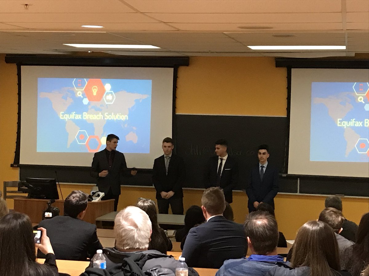 katguenette's tweet photo. @patrick_hickson Holy Names #ohli leadership finalists performed well last night at the University of Windsor #futureleaders https://t.co/zDQ0TOht1k