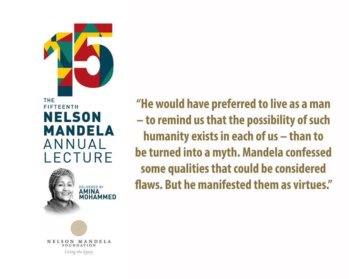 NelsonMandela's tweet photo. Quoting our 15th Nelson Mandela Annual Lecture speaker @AminaJMohammed #CenteringGender #WhyGender #NMAL2017
https://t.co/eDcdP4rkkc https://t.co/0D394MTWA1
