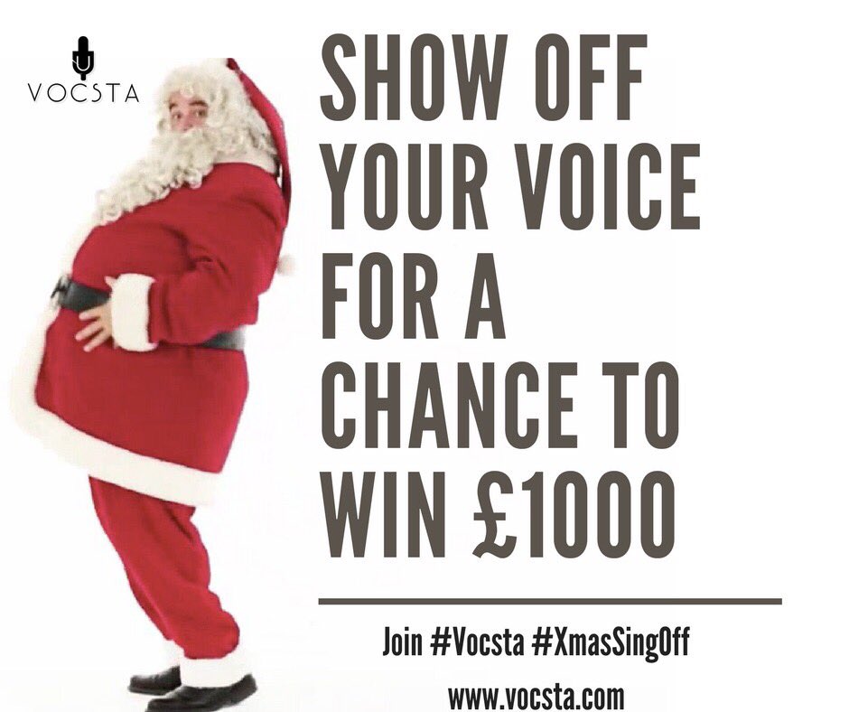 SW2Harvard's tweet image. ATTENTION SINGERS: #VOCSTA is launching next year! The #Vocsta app allows for singers to be discovered &amp;amp; funded by a global audience! Prior to the launch, their inviting singers to show off their vocal skills for a chance 2 win £1000 on Xmas day! Check out vocsta.com