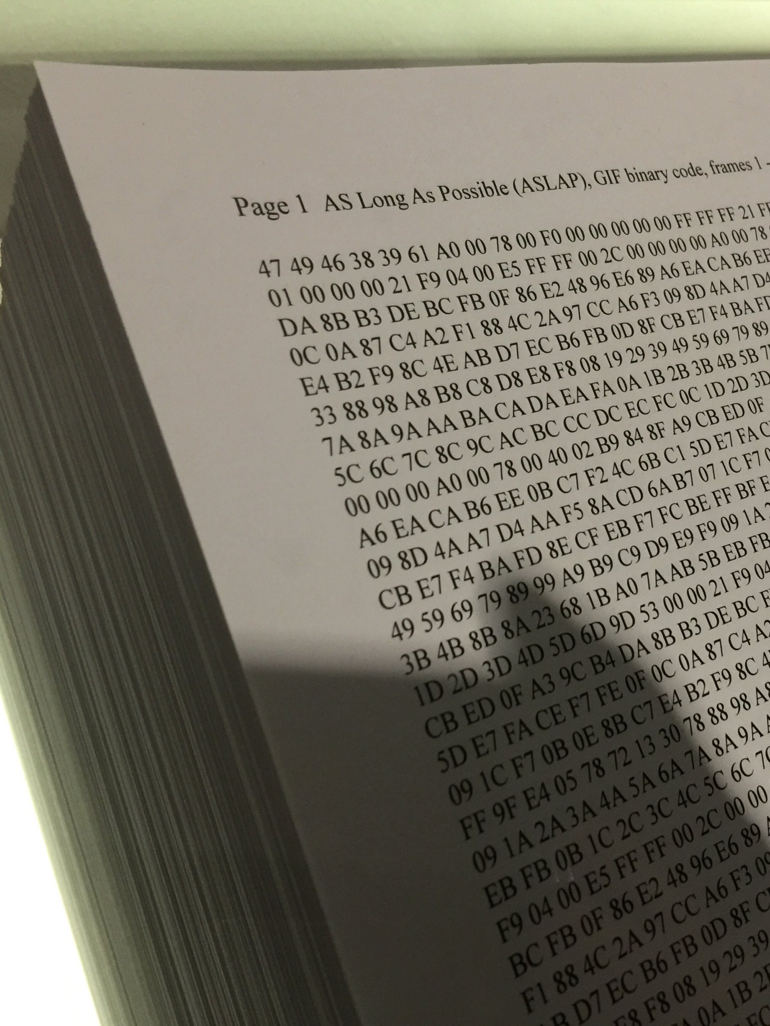 einar Þór gústafsson on twitter when you accidentally print the